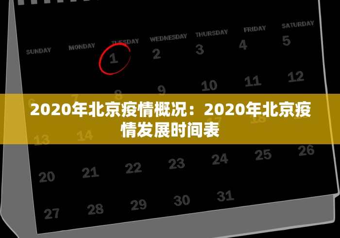 2020年北京疫情概况：2020年北京疫情发展时间表