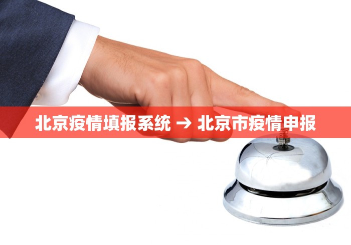 北京疫情填报系统 → 北京市疫情申报