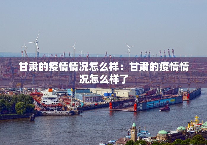 甘肃的疫情情况怎么样：甘肃的疫情情况怎么样了