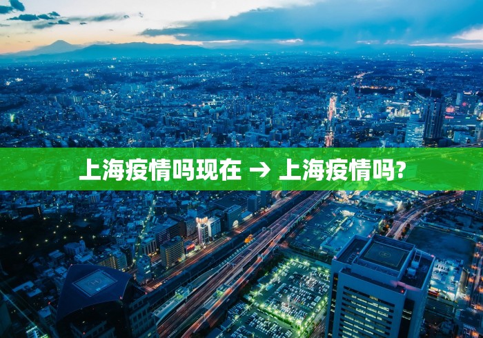上海疫情吗现在 → 上海疫情吗?