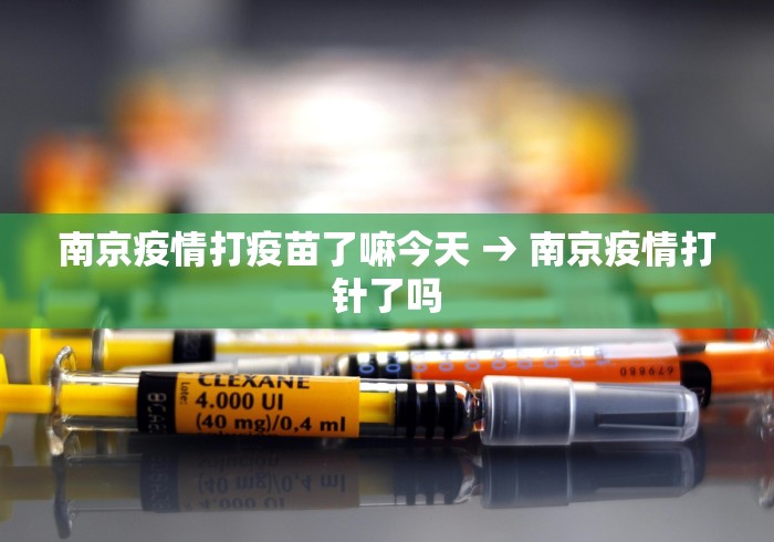 南京疫情打疫苗了嘛今天 → 南京疫情打针了吗