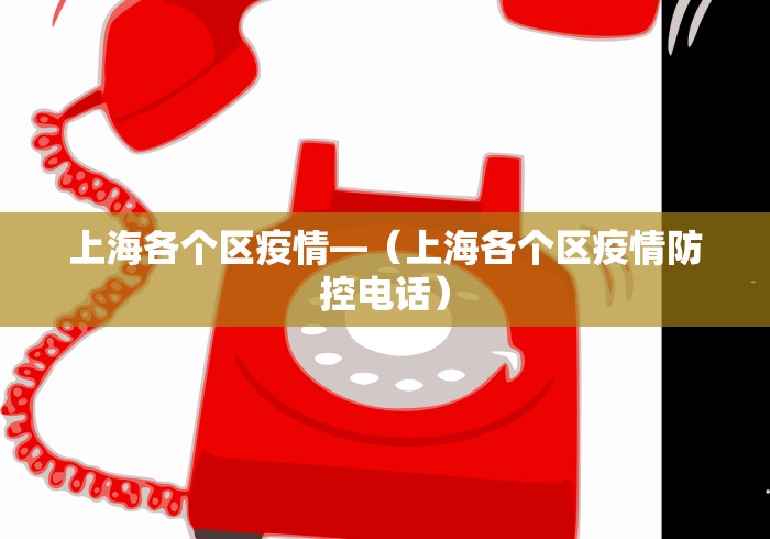 上海各个区疫情—（上海各个区疫情防控电话）
