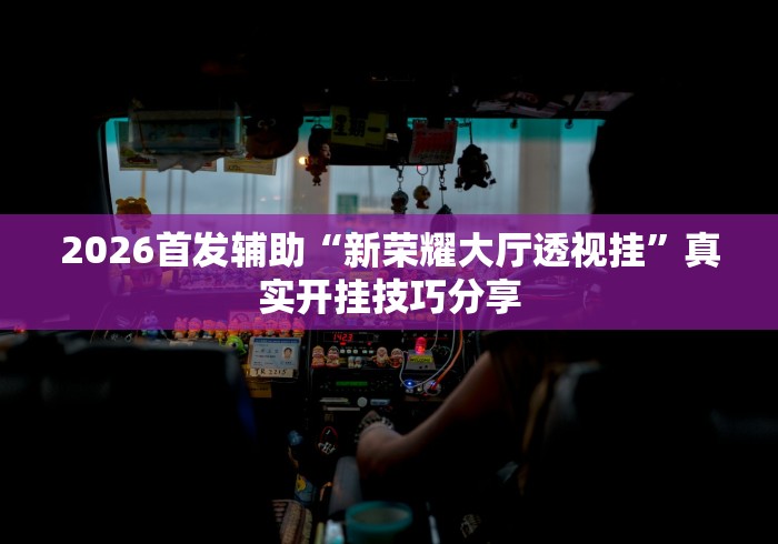 2026首发辅助“新荣耀大厅透视挂”真实开挂技巧分享