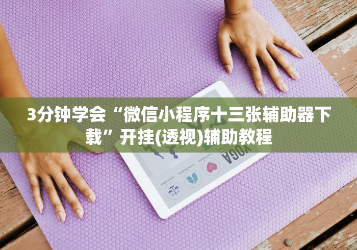 3分钟学会“微信小程序十三张辅助器下载”开挂(透视)辅助教程