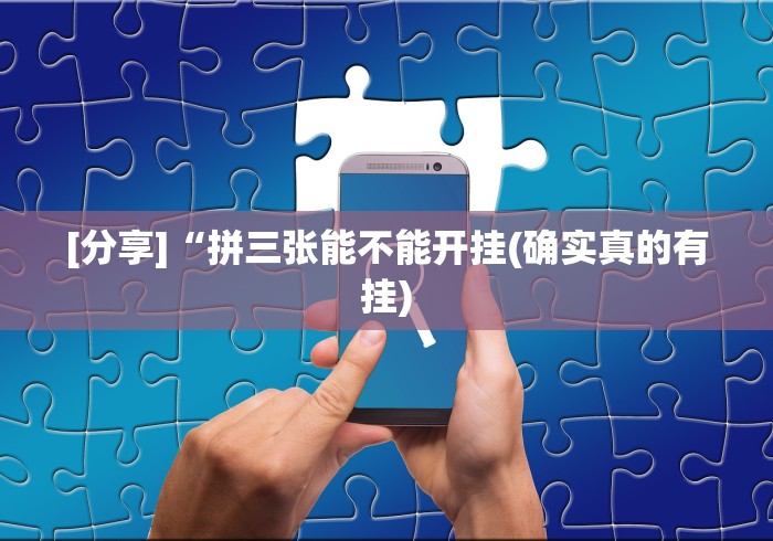 [分享]“拼三张能不能开挂(确实真的有挂)