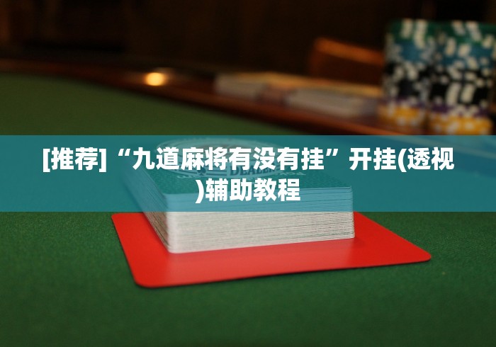 [推荐]“九道麻将有没有挂”开挂(透视)辅助教程