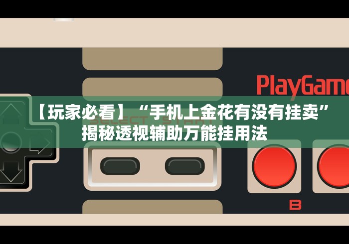 【玩家必看】“手机上金花有没有挂卖”揭秘透视辅助万能挂用法