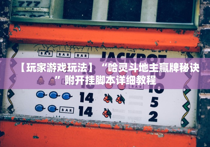 【玩家游戏玩法】“哈灵斗地主赢牌秘诀”附开挂脚本详细教程