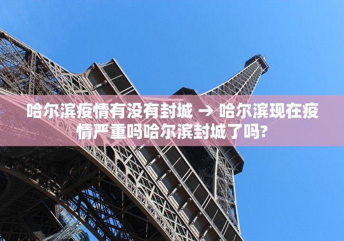 哈尔滨疫情有没有封城 → 哈尔滨现在疫情严重吗哈尔滨封城了吗?