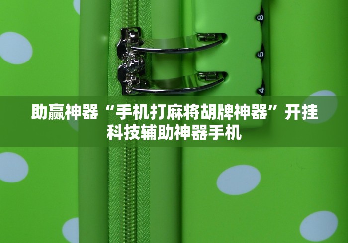 助赢神器“手机打麻将胡牌神器”开挂科技辅助神器手机