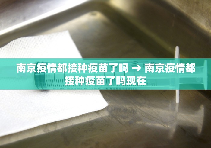 南京疫情都接种疫苗了吗 → 南京疫情都接种疫苗了吗现在