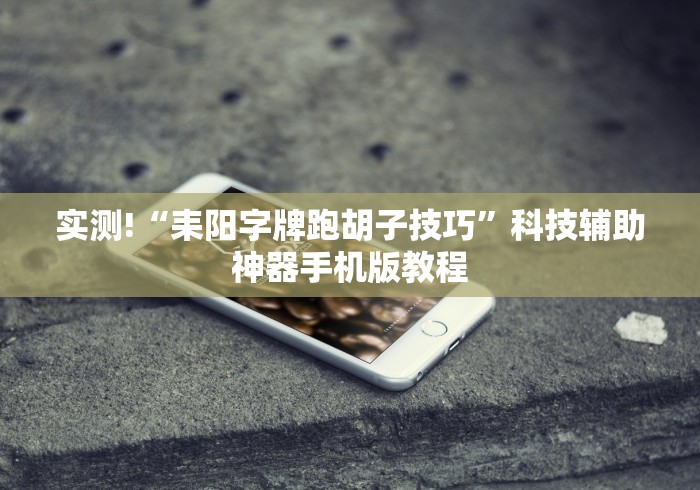 实测!“耒阳字牌跑胡子技巧”科技辅助神器手机版教程