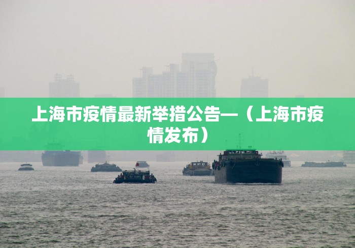 上海市疫情最新举措公告—（上海市疫情发布）