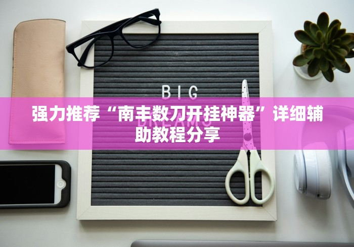 强力推荐“南丰数刀开挂神器”详细辅助教程分享