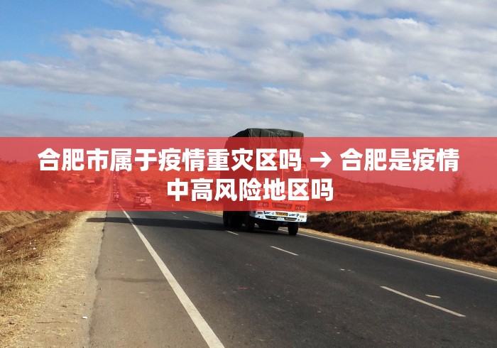 合肥市属于疫情重灾区吗 → 合肥是疫情中高风险地区吗
