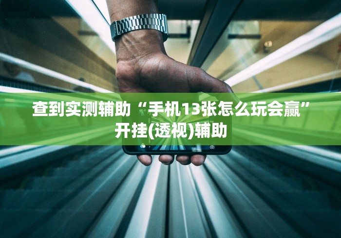 查到实测辅助“手机13张怎么玩会赢”开挂(透视)辅助