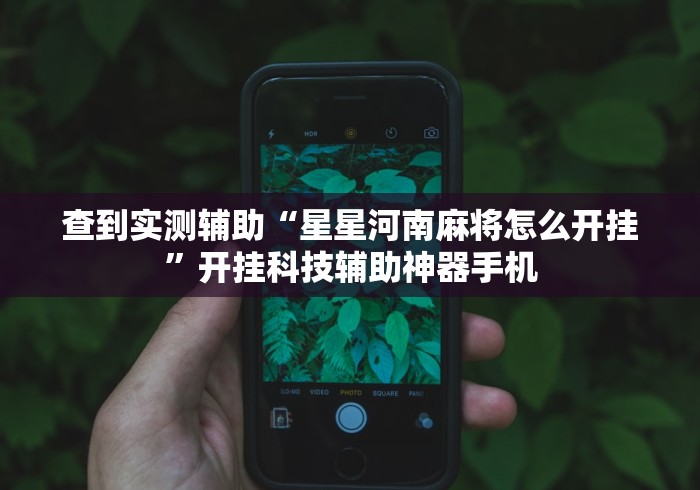 查到实测辅助“星星河南麻将怎么开挂	”开挂科技辅助神器手机