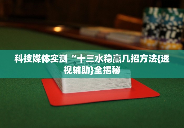科技媒体实测“十三水稳赢几招方法{透视辅助}全揭秘