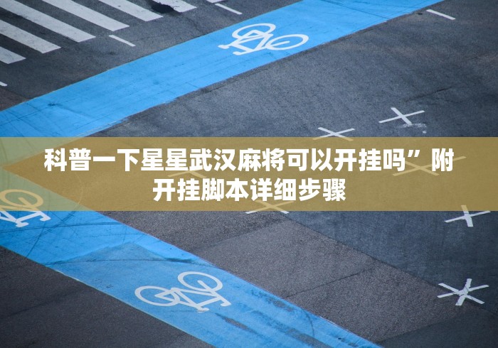 科普一下星星武汉麻将可以开挂吗”附开挂脚本详细步骤