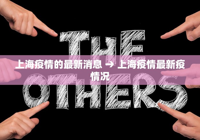 上海疫情的最新消息 → 上海疫情最新疫情况