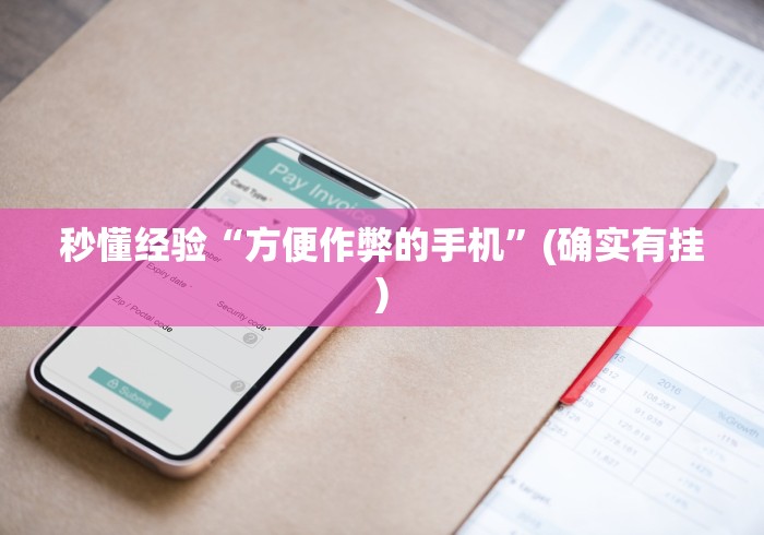 秒懂经验“方便作弊的手机”(确实有挂)