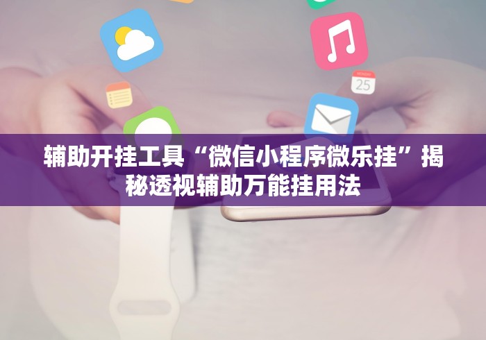 辅助开挂工具“微信小程序微乐挂”揭秘透视辅助万能挂用法