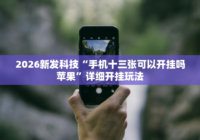 2026新发科技“手机十三张可以开挂吗苹果”详细开挂玩法