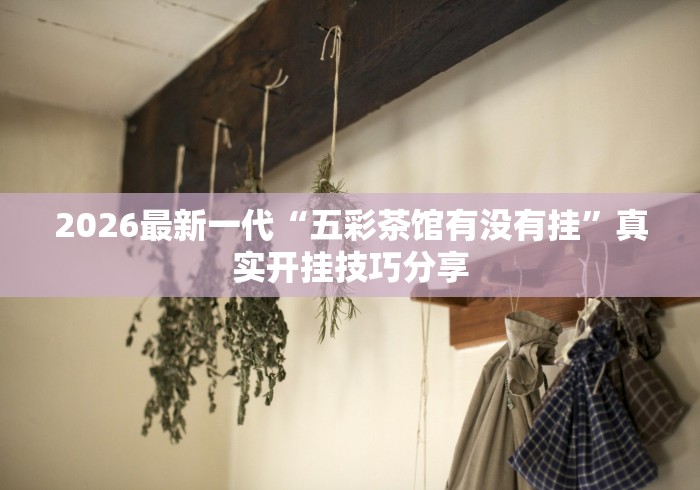 2026最新一代“五彩茶馆有没有挂”真实开挂技巧分享