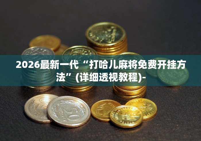 2026最新一代“打哈儿麻将免费开挂方法”(详细透视教程)-