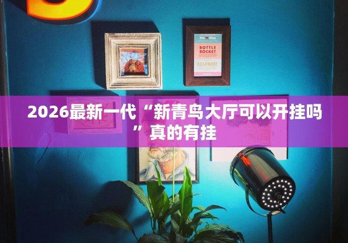2026最新一代“新青鸟大厅可以开挂吗”真的有挂