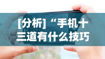 [分析]“手机十三道有什么技巧”分享用挂教程