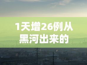 1天增26例从黑河出来的人去哪了›黑河出现冠状病毒肺炎了吗