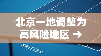 北京一地调整为高风险地区 → 北京高风险地区降级后或调整级别