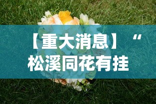【重大消息】“松溪同花有挂吗”(透视)开挂详细教程