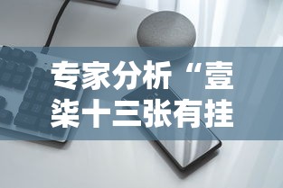 专家分析“壹柒十三张有挂吗”科技辅助神器手机版