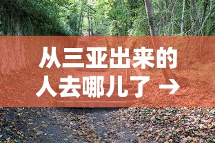 从三亚出来的人去哪儿了 → 刚从三亚回来