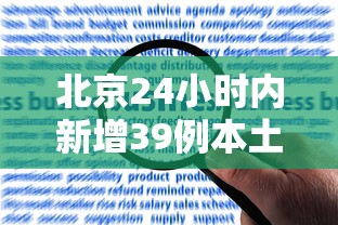 北京24小时内新增39例本土感染者 → 北京24新增病例