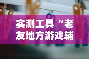 实测工具“老友地方游戏辅助器	”辅助挂下载